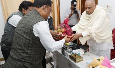 मुख्यमंत्री श्री विष्णु देव साय ने अघोर गुरुपीठ में की पूजा-अर्चना, प्रदेश की सुख-समृद्धि के लिए की प्रार्थना