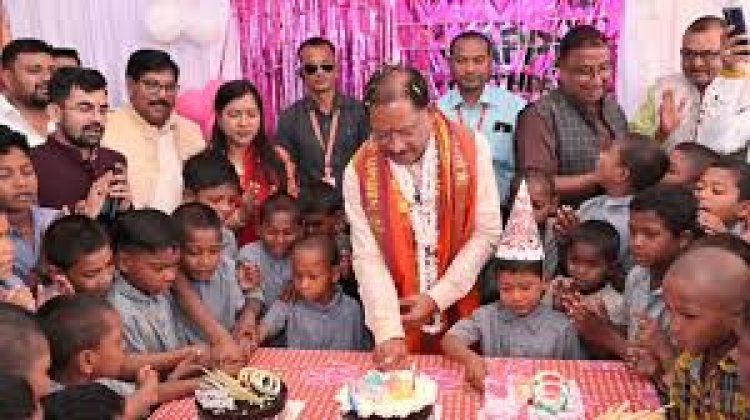 *जन्मदिन पर सेवा का संदेश: मुख्यमंत्री श्री साय ने जन्मदिन पर रक्तदान शिविर का किया शुभारंभ*